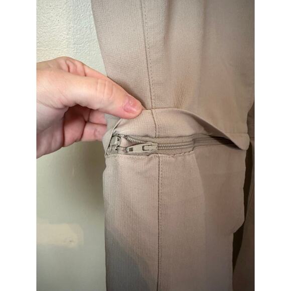 Columbia Women’s Zip Off Hiking Pants Shorts Tan Khaki Convertible Medium 8 - Picture 2 of 7